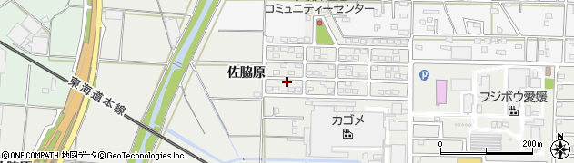 愛知県豊川市伊奈町（佐脇原）周辺の地図