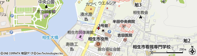 兵庫信用金庫相生支店周辺の地図