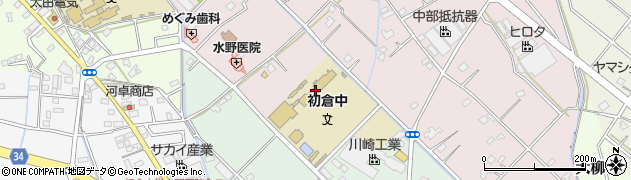 島田市立初倉中学校周辺の地図