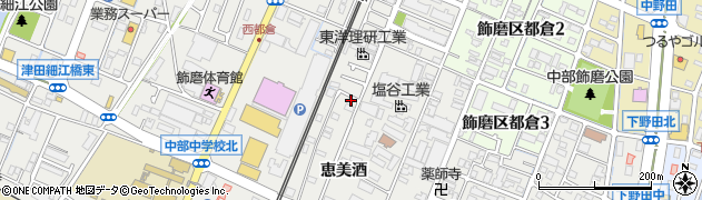 兵庫県姫路市飾磨区恵美酒250周辺の地図