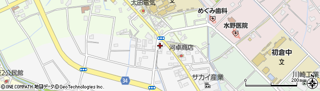株式会社田中石油店　初倉給油所周辺の地図
