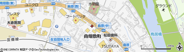 和庵周辺の地図