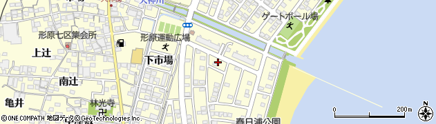 愛知県蒲郡市形原町春日浦8周辺の地図