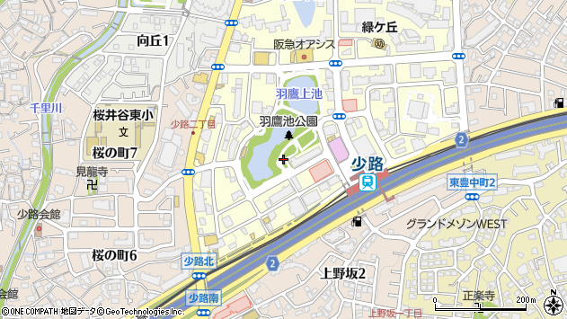 〒560-0004 大阪府豊中市少路の地図