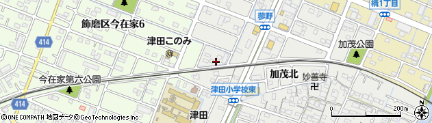 兵庫県姫路市飾磨区蓼野町71周辺の地図