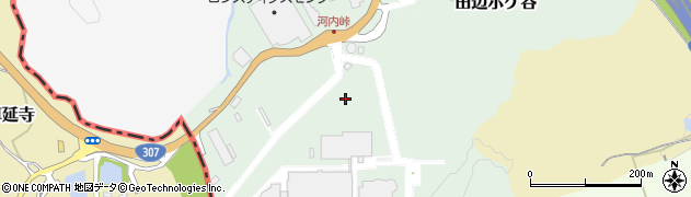 京都府京田辺市甘南備台周辺の地図