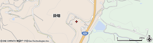 岡山県岡山市北区掛畑周辺の地図
