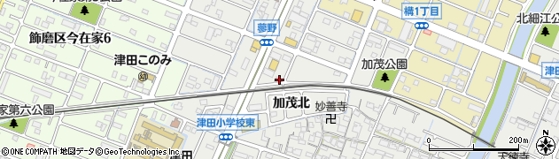 兵庫県姫路市飾磨区蓼野町44周辺の地図