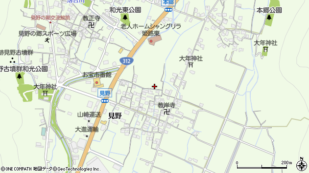 〒671-0244 兵庫県姫路市四郷町見野の地図