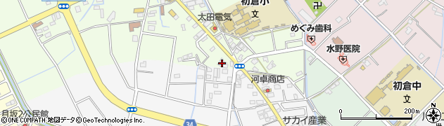 島田掛川信用金庫初倉支店周辺の地図
