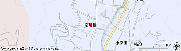 愛知県西尾市西幡豆町（南丹後）周辺の地図