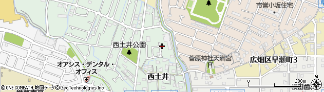 兵庫県姫路市大津区西土井102周辺の地図