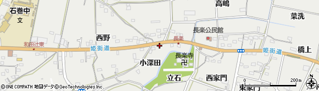 愛知県豊橋市石巻本町（小深田）周辺の地図