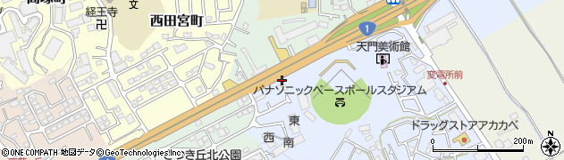 赤玉ラーメン 枚方店周辺の地図