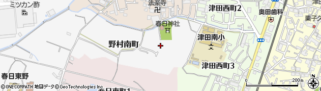 大阪府枚方市野村南町周辺の地図