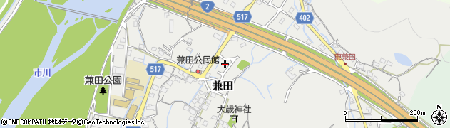 兼田北川公園周辺の地図
