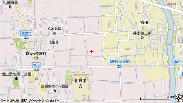 〒671-1228 兵庫県姫路市網干区坂出の地図