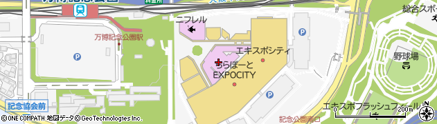 仙臺たんや利久 ららぽーとEXPOCITY店周辺の地図
