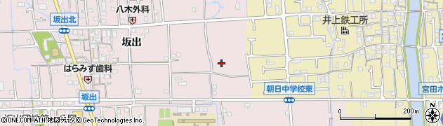 兵庫県姫路市網干区（坂出）周辺の地図
