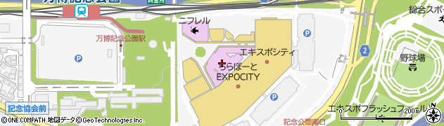 １０９シネマズ・大阪エキスポシティ周辺の地図