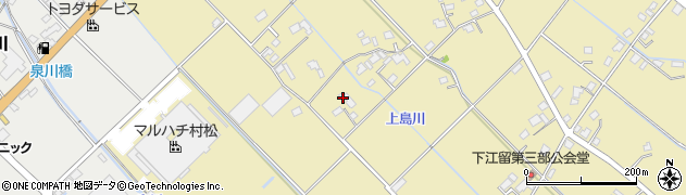 静岡県焼津市下江留1078周辺の地図