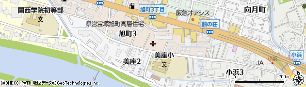 株式会社マニックス宝塚店周辺の地図