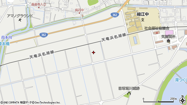 〒431-1305 静岡県浜松市浜名区細江町気賀の地図