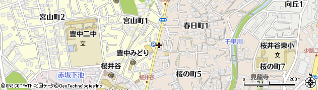おそうじ本舗　千里中央店周辺の地図