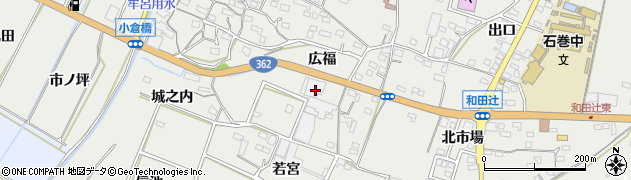 愛知県豊橋市石巻本町若宮154周辺の地図