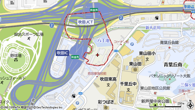 〒567-0043 大阪府茨木市小坪井の地図