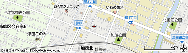 兵庫県姫路市飾磨区蓼野町188周辺の地図