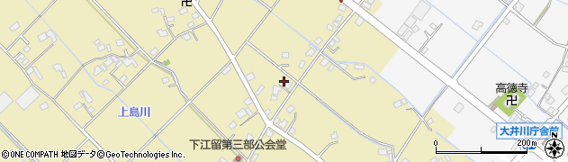 静岡県焼津市下江留730周辺の地図