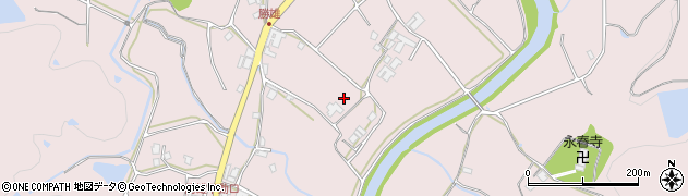 兵庫県神戸市北区淡河町勝雄周辺の地図