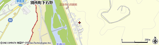 兵庫県三木市別所町正法寺236周辺の地図