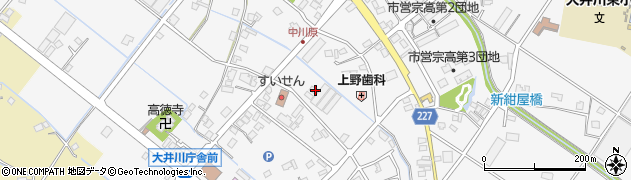 静岡県焼津市宗高周辺の地図