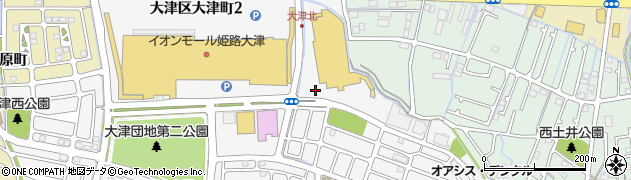 大津団地第一公園周辺の地図
