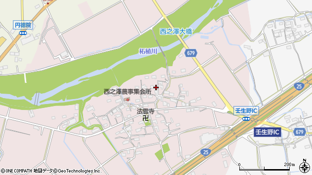 〒519-1426 三重県伊賀市西之澤の地図