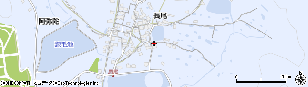 兵庫県高砂市阿弥陀町長尾周辺の地図