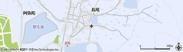 兵庫県高砂市阿弥陀町（長尾）周辺の地図
