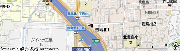 ＥＮＥＯＳ池田ＩＣ　ＳＳ周辺の地図