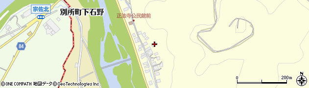 兵庫県三木市別所町正法寺238周辺の地図