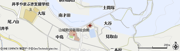 京都府綴喜郡井手町井手二本松2周辺の地図