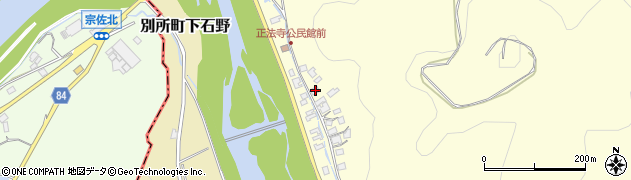 兵庫県三木市別所町正法寺208周辺の地図
