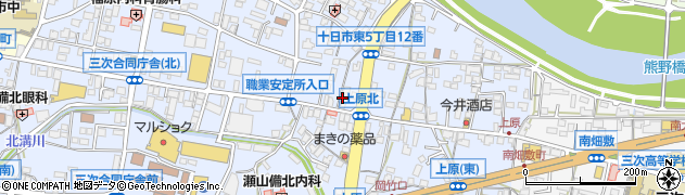 おそうじ本舗　広島・三次店周辺の地図