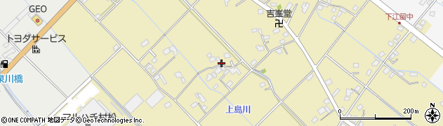 静岡県焼津市下江留1168周辺の地図