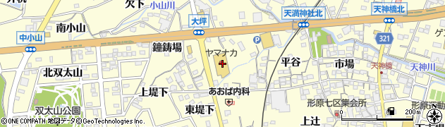 ヤマナカ形原店周辺の地図