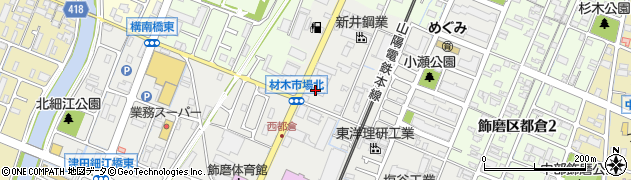 兵庫県姫路市飾磨区恵美酒293周辺の地図