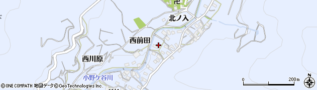 愛知県西尾市西幡豆町（郷中）周辺の地図