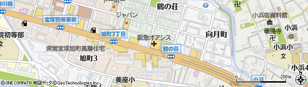 STEAK HOUSE BRONCOBILLY 宝塚店周辺の地図