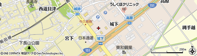 愛知県豊川市牛久保町城下67周辺の地図